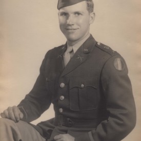 Winter in uniform, 1945 