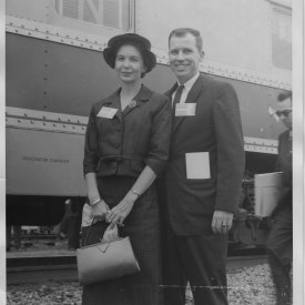 William and Elise Winter going to the 1956 democratic convention
